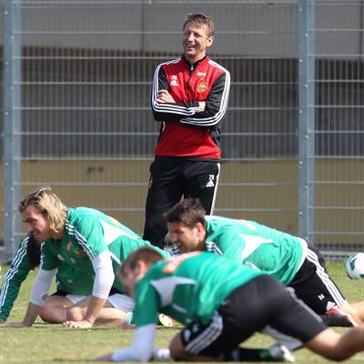 So lief das 1. Rapid-Training unter Barisic