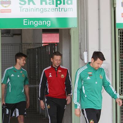 So lief das 1. Rapid-Training unter Barisic