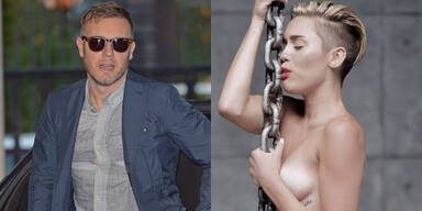 Gary Barlow und MIley Cyrus