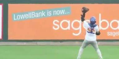 Mann f&auml;ngt Baseball aus 366 Meter H&ouml;he