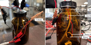 Forscher entwickeln &bdquo;atmende&ldquo; Batterie die Strom speichert