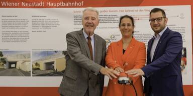 Nordeinfahrt des Wr. Neust&auml;dter Bahnhofs wird viergleisig