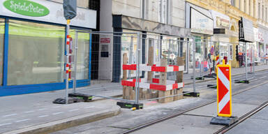 Baustelle W&auml;hringer Stra&szlig;e