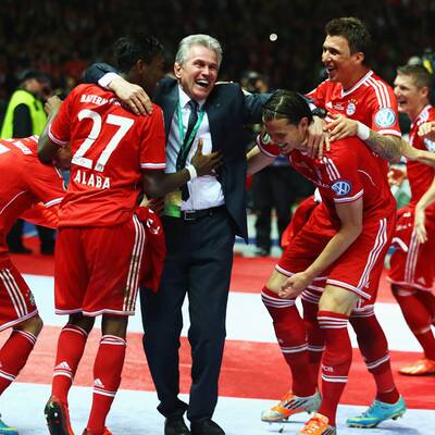 So feiern die Bayern den Pokal-Titel