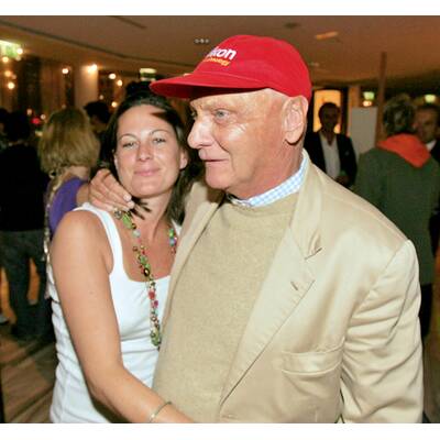 Niki Lauda 62 & Birgit Lauda 32