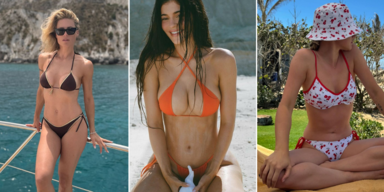 Knapp & knackig: Die heißesten Bikini-Looks der Stars