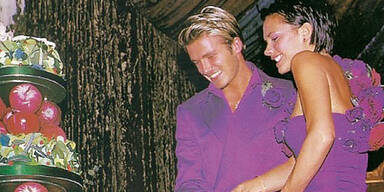 Beckham: Peinliche Hochzeitsfotos