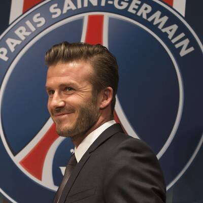 David Beckham bei PSG vorgestellt
