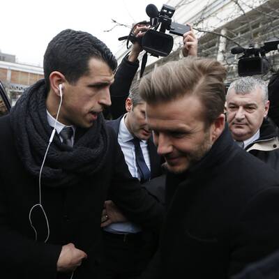 David Beckham bei PSG vorgestellt