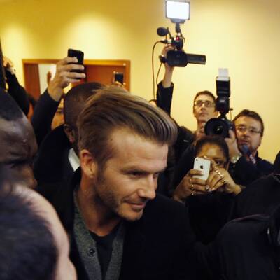 David Beckham bei PSG vorgestellt