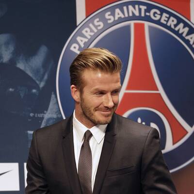 David Beckham bei PSG vorgestellt