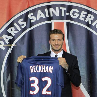 David Beckham bei PSG vorgestellt