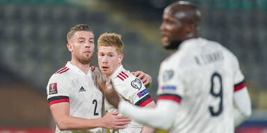 Belgiens Nationalspieler Toby Alderweireld und Kevin de Bruyne