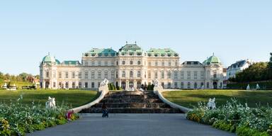 Besucher-Ansturm auf Schloss Belvedere