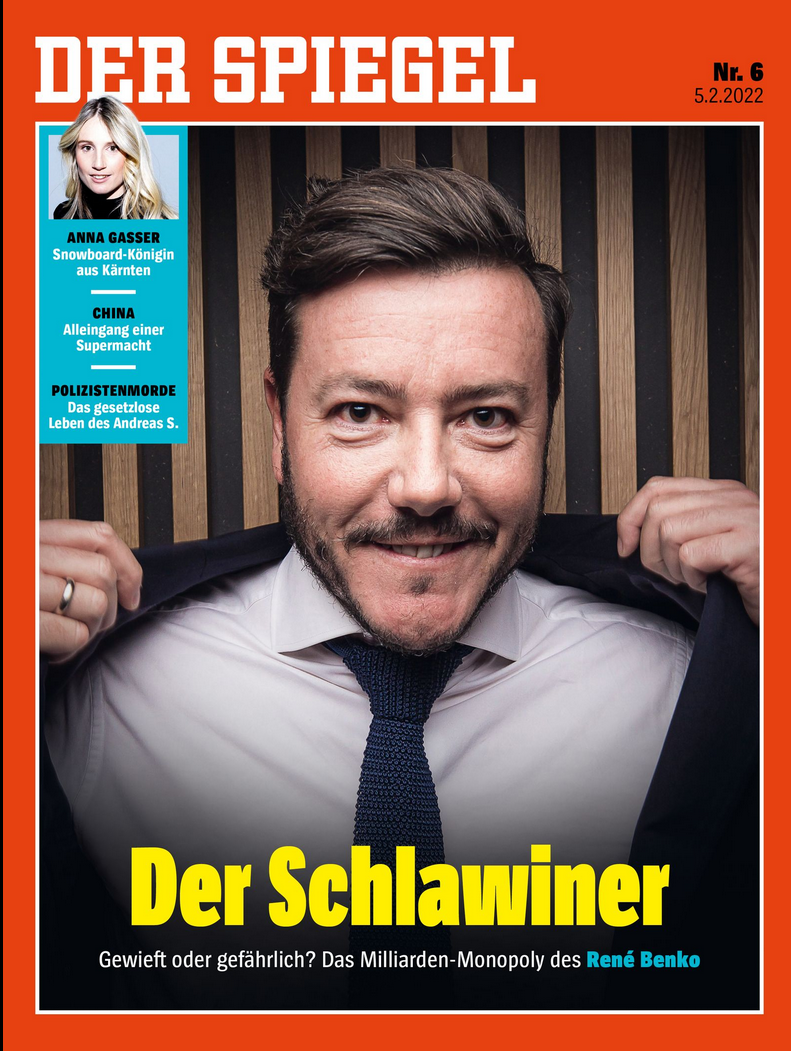 René Benko am Cover des 