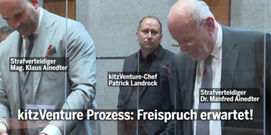 kitzVenture Prozess: Freispruch erwartet!