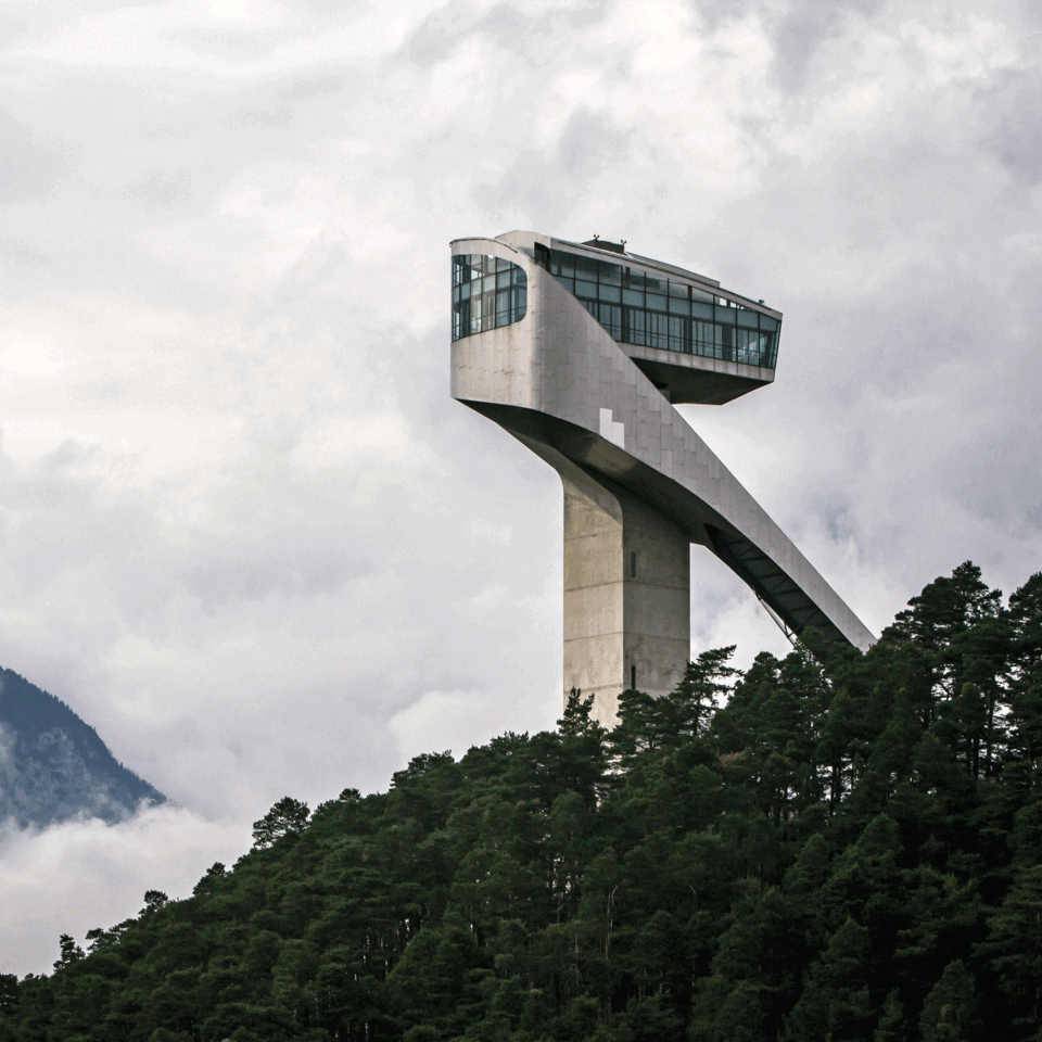 Aufregende Architektur in Innsbruck