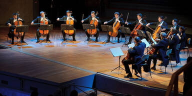 Die 12 Cellisten der Berliner Philharmoniker