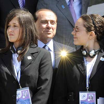 Sichtlich zufriedener Gastgeber