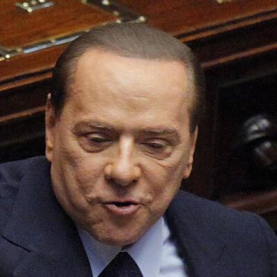 Silvio Berlusconi, italienischer Ministerpräsident