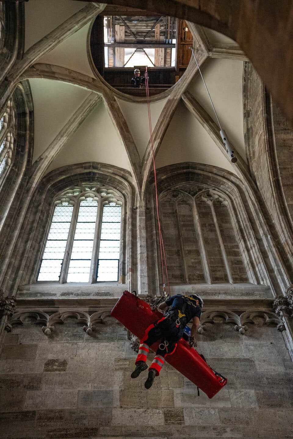 Rettung im Stephansdom
