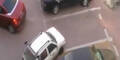 Lustiger Parkplatz-Raub!