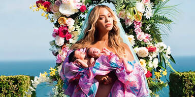 Beyonc&eacute; 1. Foto Babys Sir Carter und Rumi