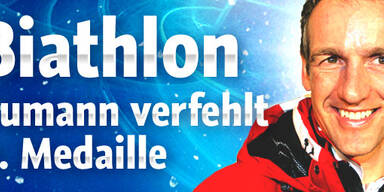 Sumann schrammt am Podest vorbei