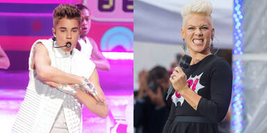 Justin Bieber und Pink