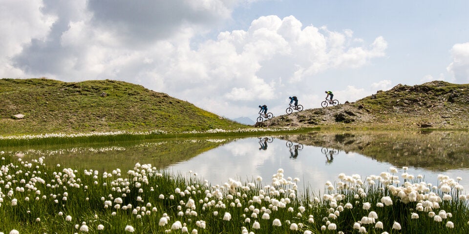 Biken am Madleinsee Ischgl