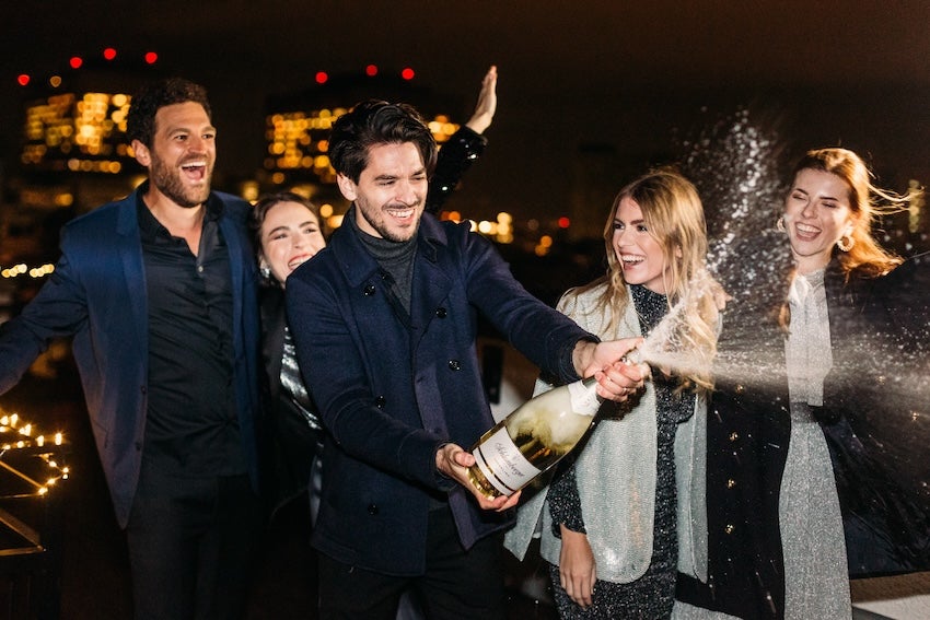 Österreicher starten mit Sekt ins neue Jahr!