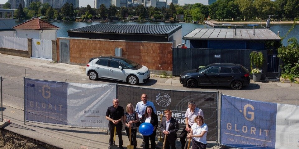 Baubeginn für 14 exklusive Wohnungen an der Alten Donau