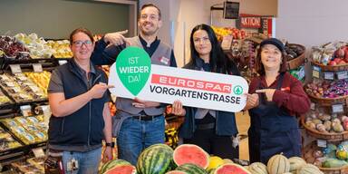 Eurospar in der Vorgartenstra&szlig;e in Wien 2 nach Umbau neu er&ouml;ffnet