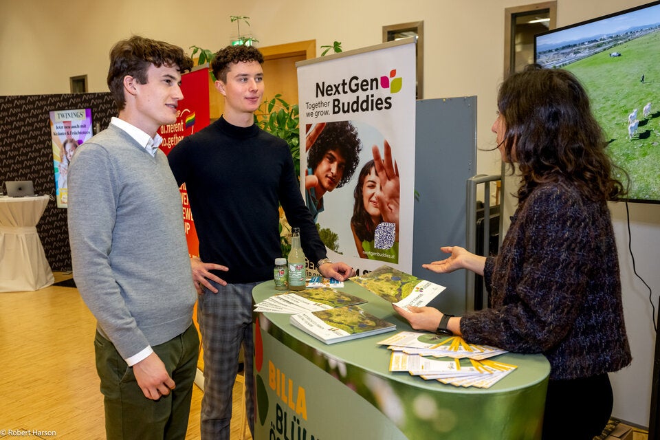 Informative Workshops zu Berufsfeldern.