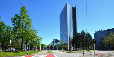 &raquo;High Five&laquo;, ein neuer Wohnturm am Bulgariplatz in Linz