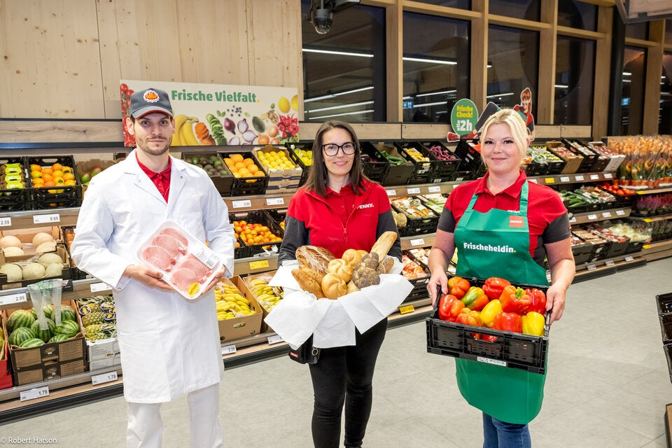 Fleischhauer, Filialleiterin und Frischeheldin in der neuen Filiale