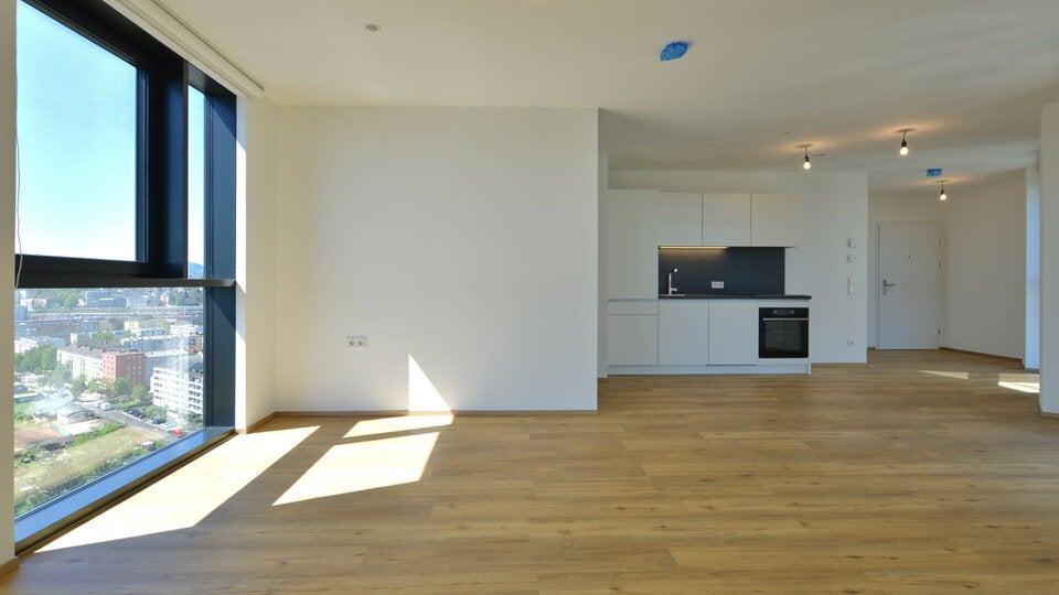 Wohnen mit Blick auf die City von Linz