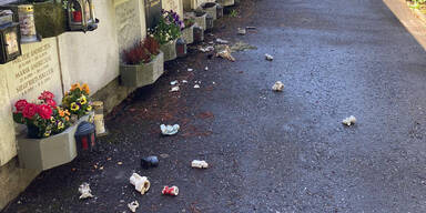 Randalierer verw&uuml;stet Gr&auml;ber in Graz