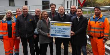 Neubau der Gr&ouml;blerbachbr&uuml;cke im Zuge der Landestra&szlig;e L 6046