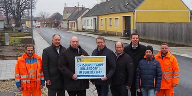 B47-Bullendorf: Arbeiten 2. Abschnitt f&uuml;r Ortsdurchfahrt abgeschlossen