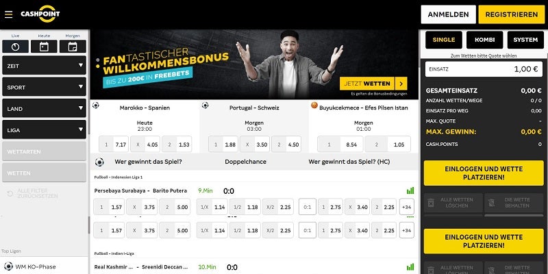 Online Sportwetten