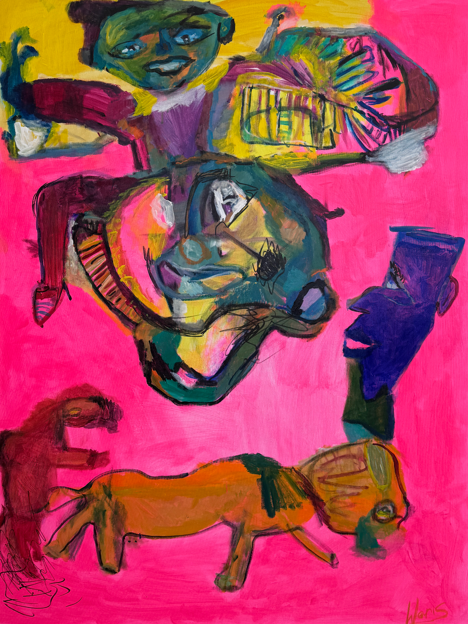 Nach der Ausstellung in Wien geht Waris Dirie mit ihren Bildern auf Tournee – u.a. nach Paris und Hamburg. 