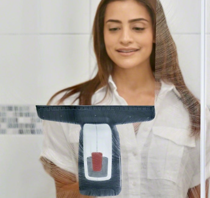 Bosch Akku Fenstersauger GlassVAC (für Fenster, Spiegel und Dusche, Laufzeit: ca. 35 Fenster, im Karton) 