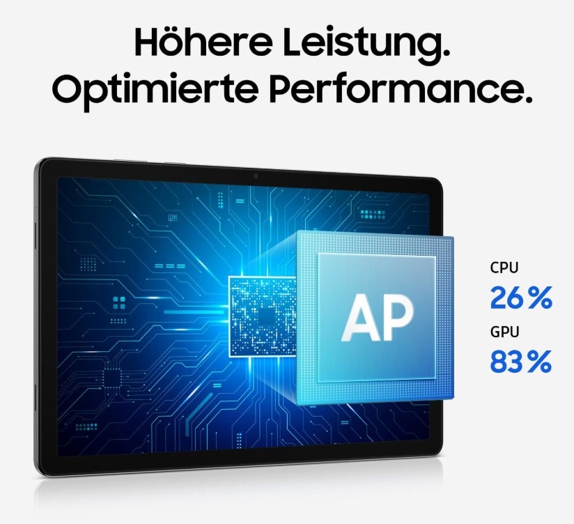 Samsung Galaxy Tab A11+, AI Tablet, 11 Zoll Display, 90 Hz Bildwiederholrate, 128 GB Speicher, 6 GB RAM, Android, Dolby Atmos Quad-Lautsprecher, Gray, 3 Jahre Herstellergarantie 