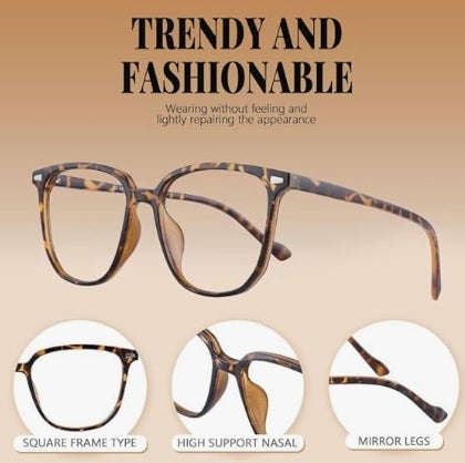 blaulichtfilter brille Blaulichtbrille ohne Sehstärke Damen Herren Superleichte Anti-Müdigkeit Computerbrille Gaming Schutzbrille Blue Light Blocking Glasses 