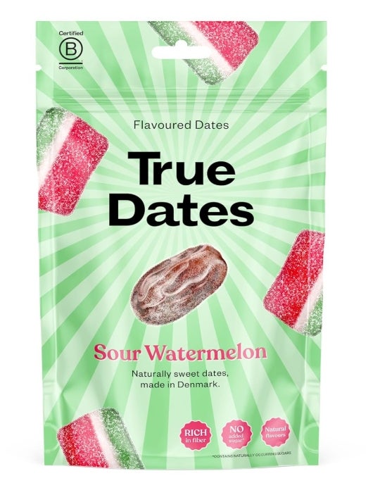 True Dates - Sour Watermelon | natürlich aromatisierte Datteln 