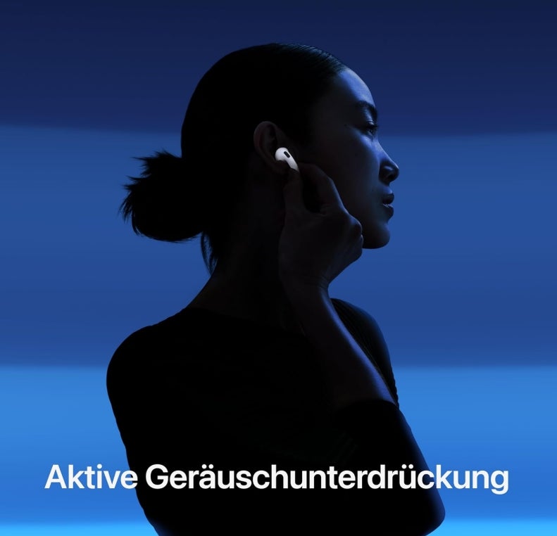 Apple AirPods 4 Kabellose Kopfhörer, Bluetooth Kopfhörer mit aktiver Geräuschunterdrückung, Adaptives Audio, Personalisiertes 3D Audio, Transparenzmodus, USB-C Ladecase, Kabelloses Laden 