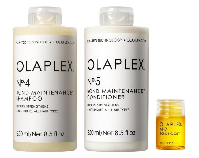 Olaplex Wash and Shine Hair Kit: Nº.4, 5, 7, Shampoo & Conditioner Set | Cleanse, Hydrate, & Control Frizz Up to 72 Hours | Bonding Oil for Shine & Protect | For Coily, Curly, Straight, and Wavy 