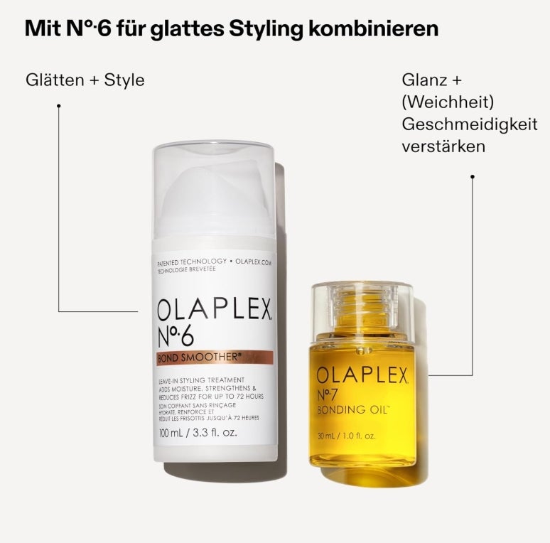 Olaplex No 7 Bonding Haar Öl, Konzentriertes Hochglanzöl, Hitzeschutz, Glättet Und Macht Das Haar Sichtbar Weich, Verleiht Der Farbe Mehr Lebendigkeit, Bis Zu 72 Stunden Frizz-Kontrolle, 30ml 