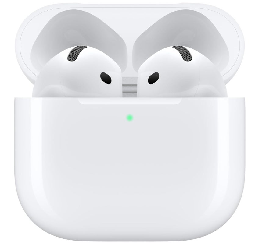 Apple AirPods 4 Kabellose Kopfhörer, Bluetooth Kopfhörer mit aktiver Geräuschunterdrückung, Adaptives Audio, Personalisiertes 3D Audio, Transparenzmodus, USB-C Ladecase, Kabelloses Laden 